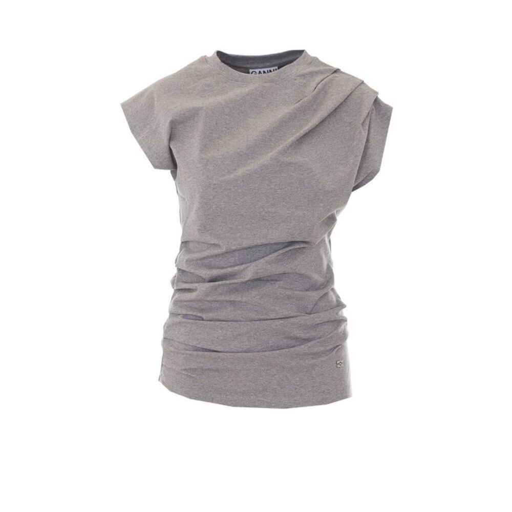 Ganni Women Heavy Draped T-Shirt